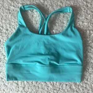 Small Kids Turquoise Sports Bra New With Tags